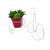 Bicicleta Jardim Suporte Para Vaso De Flor Planta Decoração BRANCO