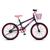 Bicicleta Jully Aro 20 Quadro 20 Aço Carbono Freios V-Brake Guidão Downhill com Cestinha - Colli Bike Preto fosco