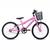 Bicicleta Kiss Com Cesta Aro 20 Free Action Rosa