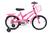 Bicicleta Menina Infantil Aro 16 Completa C/ Cesta Feminina Rosa pink