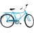 Bicicleta Monark Barra Circular Aro 26 Quadro Aço Carbono Azul