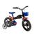 Bicicleta Moto Bike Infantil Aro 12 Rodas Treinamento Baby Azul