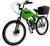 Bicicleta Motorizada 100cc Coroa 52 Fr Disk/Susp com Carenagem Cargo Rocket Verde