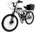 Bicicleta Motorizada 100cc Coroa 52 Fr Disk/Susp com Carenagem Cargo Rocket Branco