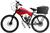 Bicicleta Motorizada 100cc Coroa 52 Fr Disk/Susp com Carenagem Cargo Rocket Vermelho