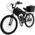 Bicicleta Motorizada 80cc com Carenagem Cargo Rocket Preto