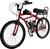 Bicicleta Motorizada 80cc Coroa 52 Banco Xr Rocket Vermelho