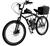 Bicicleta Motorizada 80cc Coroa 52 FrDisc/Susp Cargo Rocket Preto
