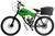 Bicicleta Motorizada 80cc Fr Disk/Susp com Carenagem Cargo Rocket Verde