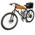 Bicicleta Motorizada Café Racer Sport Cargo Laranja