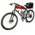 Bicicleta Motorizada Café Racer Sport Cargo Vermelho