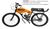 Bicicleta Motorizada Carenada Banco XR (kit & bike Desmont) Laranja