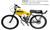 Bicicleta Motorizada Carenada Banco XR (kit & bike Desmont) Amarelo