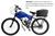 Bicicleta Motorizada Carenada Cargo (kit & bike Desmont) Azul