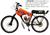 Bicicleta Motorizada Carenada  F1 (kit 80cc & bike Desmont) Laranja