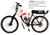 Bicicleta Motorizada Carenada F1 (kit 80cc & bike Desmont) Branco