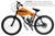 Bicicleta Motorizada Carenada (kit & bike Desmont) Laranja