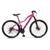 Bicicleta Mountain Bike Tkz Aro 29 Cambio Shimano Freio-Disco Rosa neon