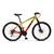 Bicicleta Mountain Bike Tkz Fuji Aro 29 Cambio Traseiro Shimano com 21 Velocidades Freio a Disco. Amarelo, Laranja