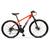 Bicicleta Mountain Bike Tkz Fuji Aro 29 Cambio Traseiro Shimano com 21 Velocidades Freio a Disco. Laranja, Preto