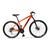 Bicicleta Mountain Bike Tkz Yatagarasu Aro 29 Cambio Traseiro Shimano com 21 Velocidades Freio a Disco. Laranja neon