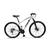 Bicicleta Mountain Bike Tkz Yatagarasu Aro 29 Cambio Traseiro Shimano com 21 Velocidades Freio a Disco. Branco