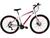 Bicicleta MTB Altis Aro 29 Aero Standard 21 Marchas com Freio a Disco Branco - Xnova Vermelho