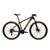 Bicicleta MTB Alum 29 KSW Shimano 27 Vel Freio Disco Hidráulica Preto, Laranja fosco