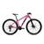 Bicicleta MTB Alum 29 KSW Shimano 27 Vel Freio Disco Hidráulica Rosa, Preto
