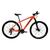 Bicicleta MTB Alumínio Cairu Lotus Aro 29 21 Marchas Shimano Freio A Disco Quadro 17 Laranja com preto
