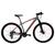 Bicicleta MTB Alumínio Cairu Lotus Aro 29 Freio à Disco 21 Marchas Shimano Quadro 17.5 Cinza, Vermelho