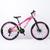 Bicicleta mtb aro 26 viking x freio a disco 21v 2024 Rosa, Verde