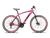 Bicicleta MTB Aro 29 KSW 27 Marcha Freio a Disco Cubos K7 Rosa, Preto