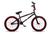 Bicicleta pro x bmx free light freio u-brake com rotor aro 20 Preto, Vermelho