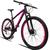 Bicicleta Quadro 15 Aro 29 Alumínio 21v Freio Disco Hidráulico Z3 - Dropp Preto, Pink