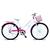 Bicicleta Retro Aro 26 Feminina Forss Hello Pink Branco, Pink