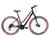 Bicicleta Retro Feminina 29 KSW Sunny 21V Shimano F. Disco Preto, Rosa