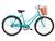 Bicicleta Retrô Feminina Samy Aro 26 Azul