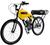 Bicicleta Rocket  Motorizada Beach Banco XR - Com Carenagem Amarelo