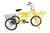 Bicicleta Triciclo de Carga Com Marchas e Freios A Disco Cargueira Amarelo