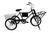 Bicicleta Triciclo de Carga Com Marchas e Freios A Disco Preto