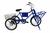 Bicicleta Triciclo de Carga Com Marchas e Freios A Disco Azul