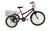 Bicicleta Triciclo Luxo Aro 26 Completo Com 21 Marchas Violeta