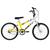 Bicicleta Ultra Bikes Aro 20 Rebaixada Bicolor Freio V Brake Amarelo, Branco
