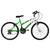 Bicicleta Ultra Bikes Aro 24 Feminina Bicolor Freio V Brake Verde kw