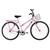 Bicicleta Ultra Bikes Wave Vintage Aro 26 Rosa bebe, Branco