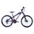 Bicicleta Viking X TUFF 25/30 26 Freio a Disco 21V Cambios Importados Roxo Laranja Roxo laranja