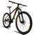 Bicicleta XLT Aro 29 Quadro 17 Alumínio Suspensão Freio Disco 21 Marchas - KSW Preto, Vermelho, Amarelo