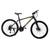 Bicicleta zx2000 aro 26, 21 suspensão, freio disc, shimano Dourado com preto