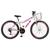 Bike Aro 26 Alum Kls Sport Gold Freio V-Brake Mtb 21 Marchas Branco, Pink